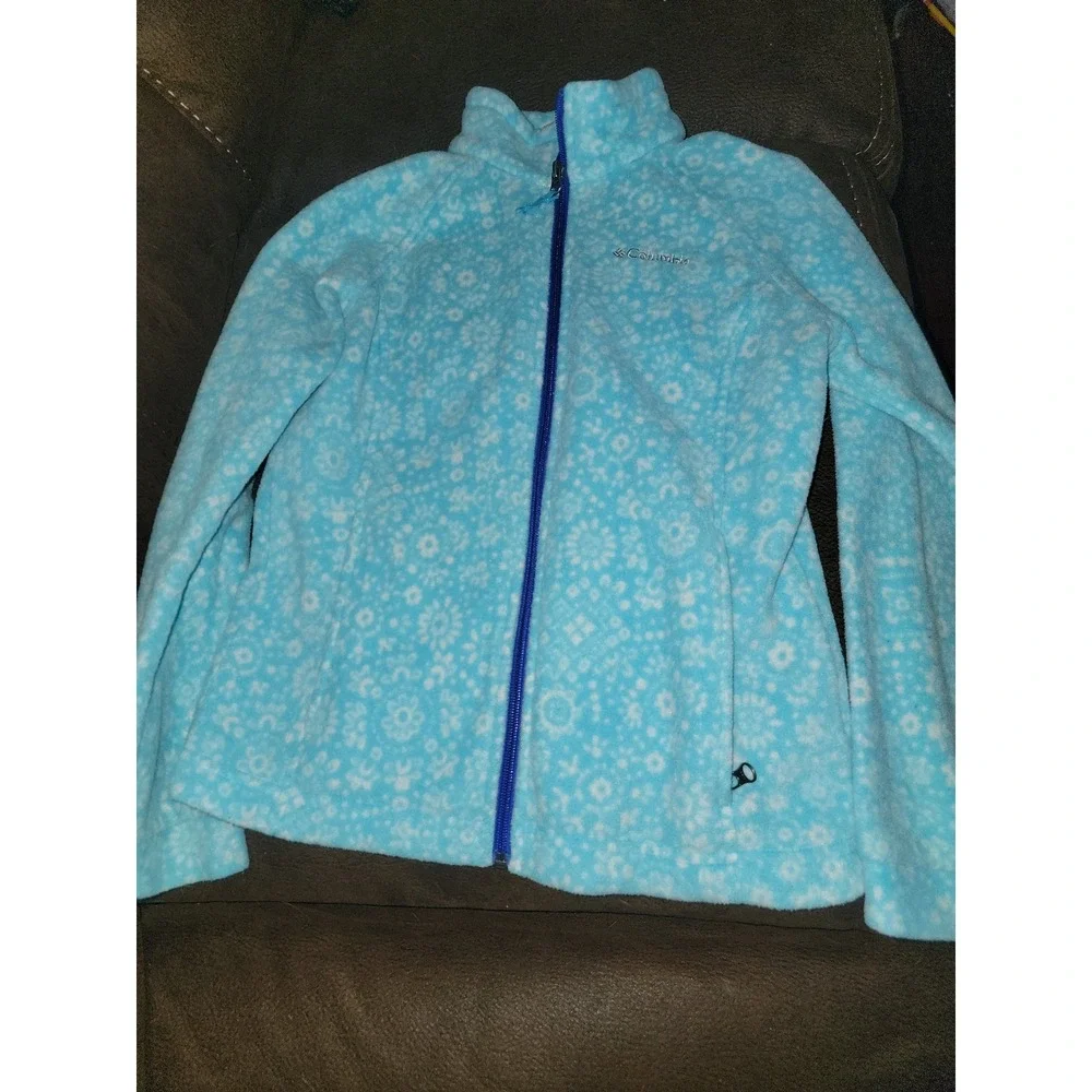 Columbia girls floral fleece size‎ 10 12